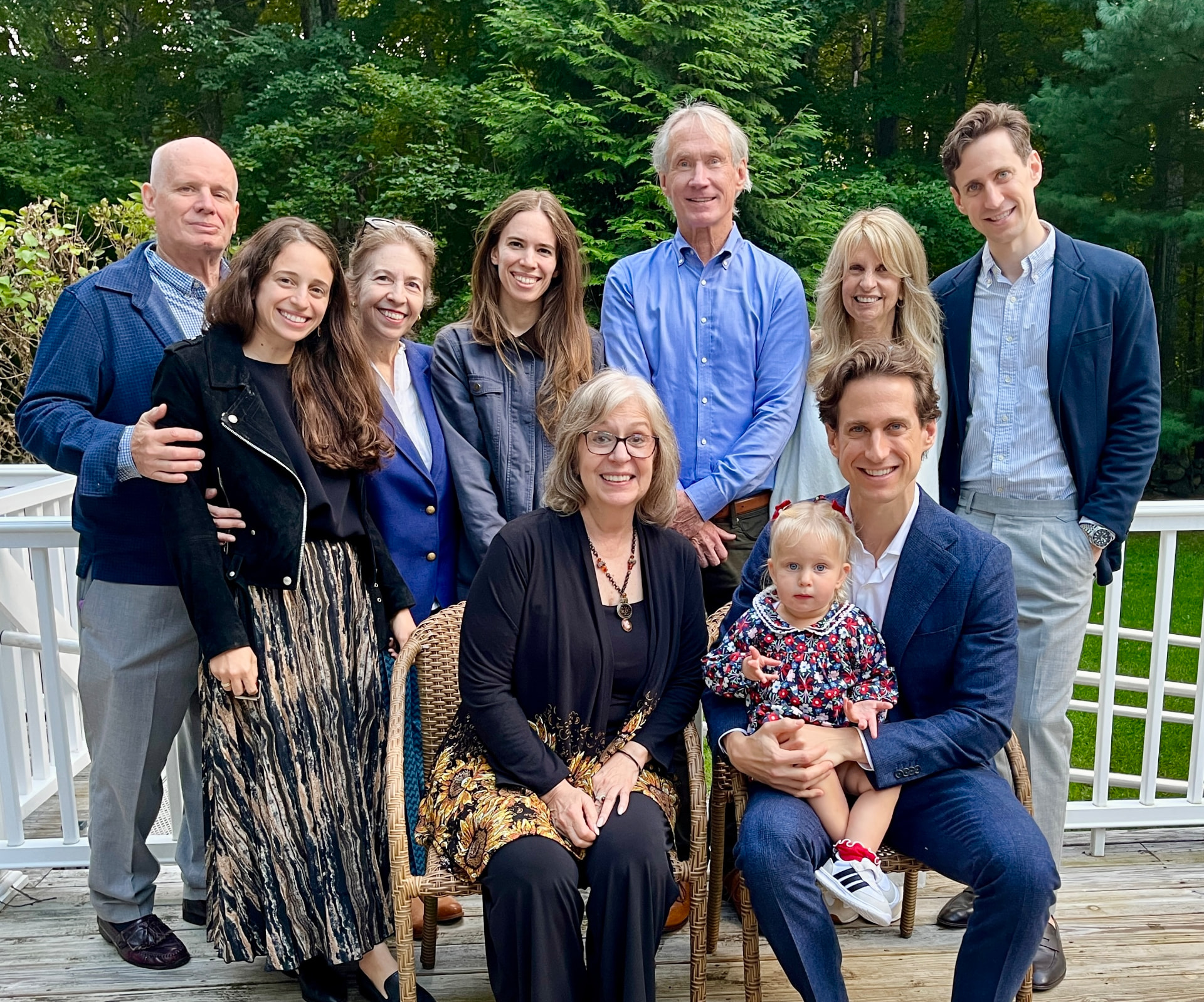 The Berliner family gathered together at The Sycamore Collection open house